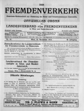 Der Fremdenverkehr