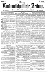 Wiener Landwirtschaftliche Zeitung
