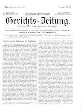 Allgemeine Österreichische Gerichtszeitung