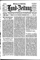 Österreichische Land-Zeitung