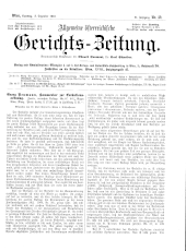 Allgemeine Österreichische Gerichtszeitung