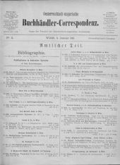 Oesterreichische Buchhändler-Correspondenz