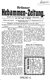 Brünner Hebammen-Zeitung