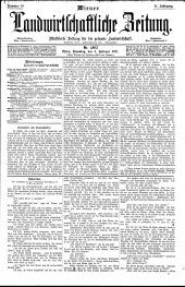 Wiener Landwirtschaftliche Zeitung