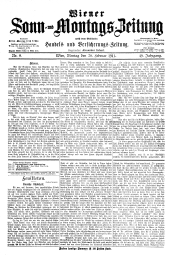 Wiener Sonn- und Montags-Zeitung