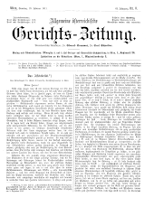 Allgemeine Österreichische Gerichtszeitung