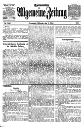 Czernowitzer Allgemeine Zeitung