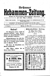 Brünner Hebammen-Zeitung