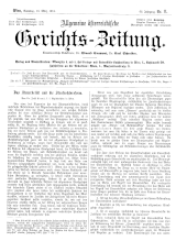 Allgemeine Österreichische Gerichtszeitung