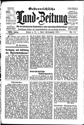 Österreichische Land-Zeitung