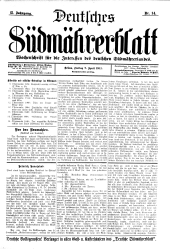 Deutsches Südmährerblatt