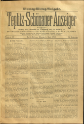 Teplitz-Schönauer Anzeiger