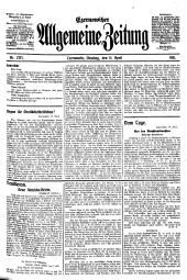 Czernowitzer Allgemeine Zeitung