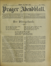 Prager Abendblatt