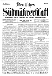 Deutsches Südmährerblatt