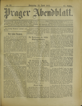 Prager Abendblatt