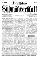 Deutsches Südmährerblatt