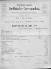 Oesterreichische Buchhändler-Correspondenz