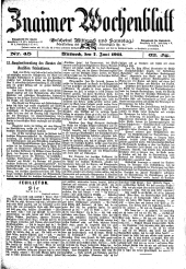 Znaimer Wochenblatt