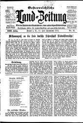 Österreichische Land-Zeitung