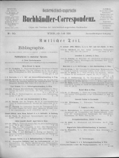 Oesterreichische Buchhändler-Correspondenz