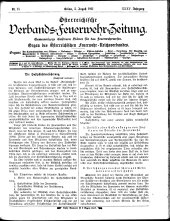 Österreichische Verbands-Feuerwehr-Zeitung