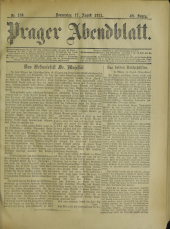 Prager Abendblatt