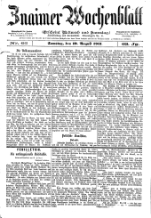 Znaimer Wochenblatt