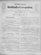 Oesterreichische Buchhändler-Correspondenz