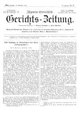 Allgemeine Österreichische Gerichtszeitung