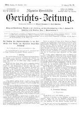 Allgemeine Österreichische Gerichtszeitung