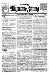 Czernowitzer Allgemeine Zeitung