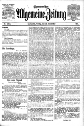 Czernowitzer Allgemeine Zeitung