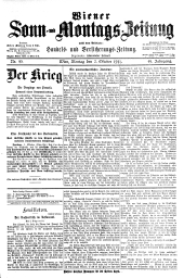 Wiener Sonn- und Montags-Zeitung