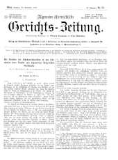 Allgemeine Österreichische Gerichtszeitung