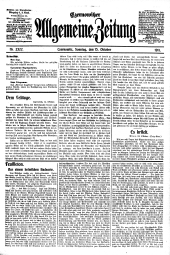 Czernowitzer Allgemeine Zeitung