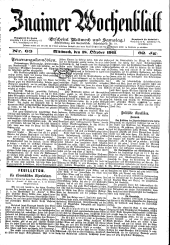 Znaimer Wochenblatt