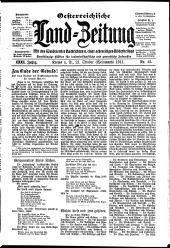 Österreichische Land-Zeitung