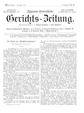 Allgemeine Österreichische Gerichtszeitung