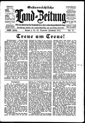 Österreichische Land-Zeitung