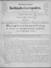 Oesterreichische Buchhändler-Correspondenz