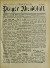 Prager Abendblatt