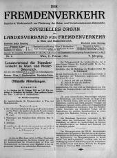 Der Fremdenverkehr
