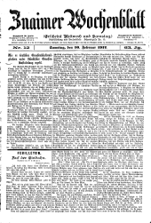 Znaimer Wochenblatt
