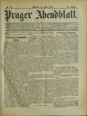 Prager Abendblatt