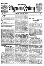 Czernowitzer Allgemeine Zeitung