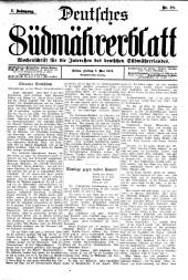 Deutsches Südmährerblatt