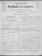 Oesterreichische Buchhändler-Correspondenz