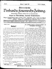 Österreichische Verbands-Feuerwehr-Zeitung