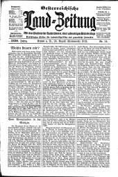 Österreichische Land-Zeitung